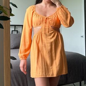 Wild Fable Bright Orange Sundress
